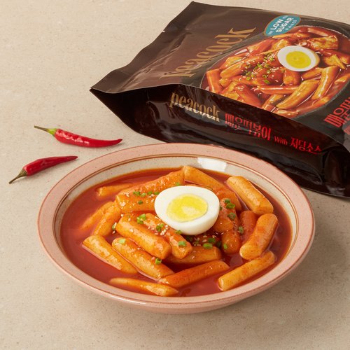 매운떡볶이 with 저당소스