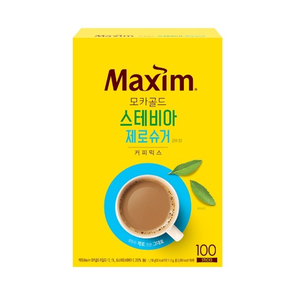Maxim 모카골드 스테비아 제로슈거 커피믹스