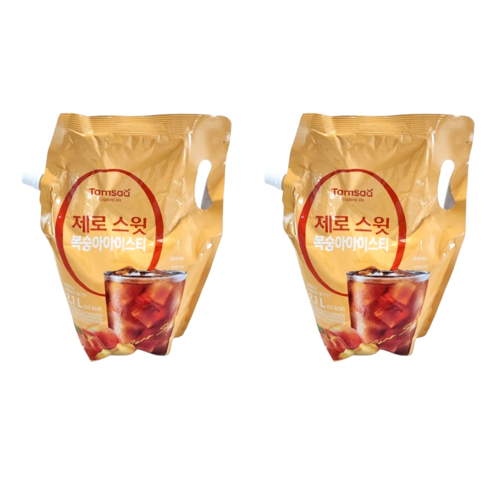 제로 스윗 복숭아아이스티