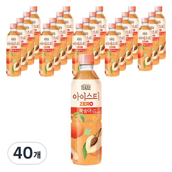 티즐 아이스티 제로 복숭아