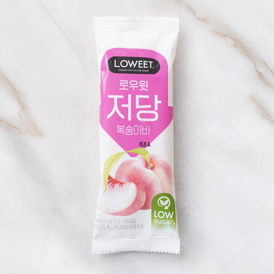 로우윗 저당 복숭아바