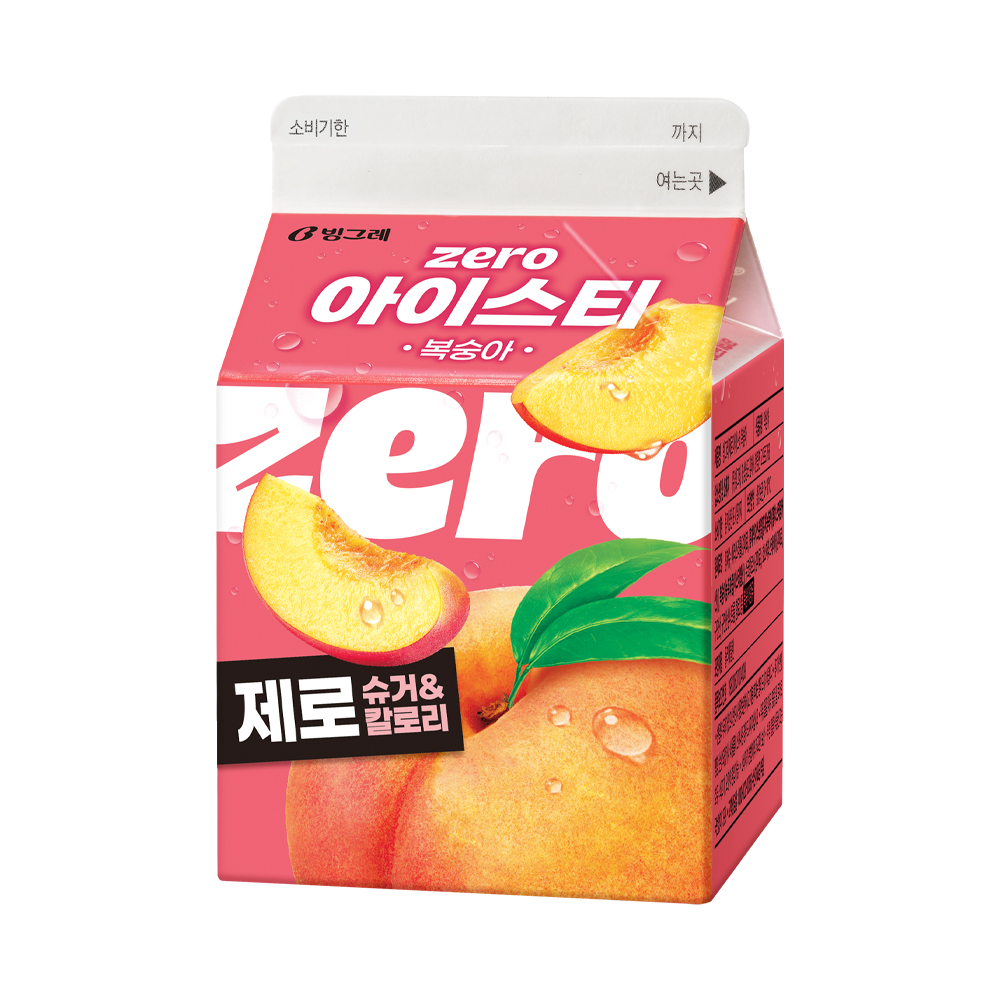 빙그레 제로 아이스티 복숭아