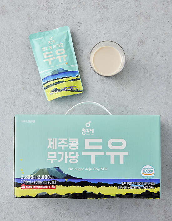총각네 제주콩 무가당 두유