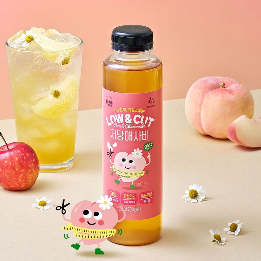 LOW&CUT Peach Chamomile 저당 애사비