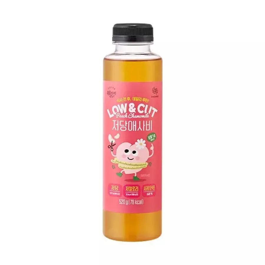 복음자리 LOW&CUT Peach Chamomile 저당 애사비