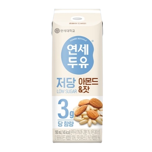 연세두유 저당 아몬드&잣