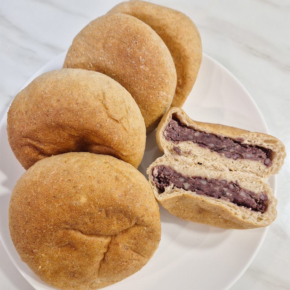 발아통밀 무가당 팥빵
