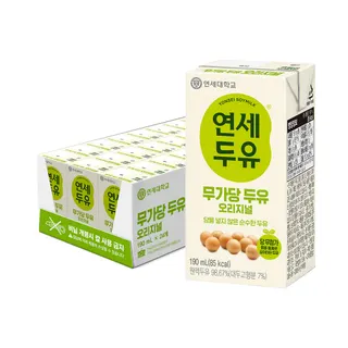 연세두유 무가당 두유 오리지널