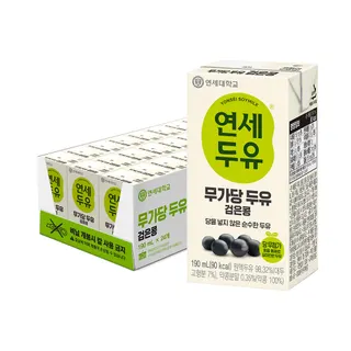 연세두유 무가당 두유 검은콩