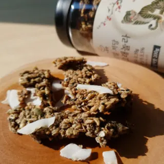 느린맛 리얼 저당 그래놀라 흑임자맛
