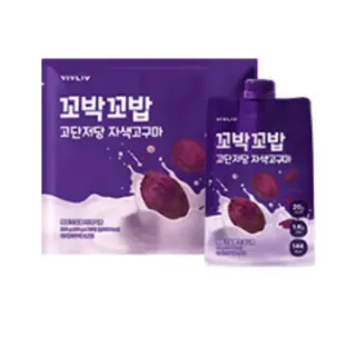 꼬박꼬밥 고단저당 자색고구마